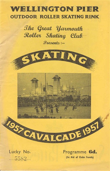Photo:Cover of Skating Cavalcade programme 1957
