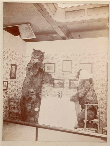 Photo:Christmas Display 1909 - Goldilocks and the 3 Bears