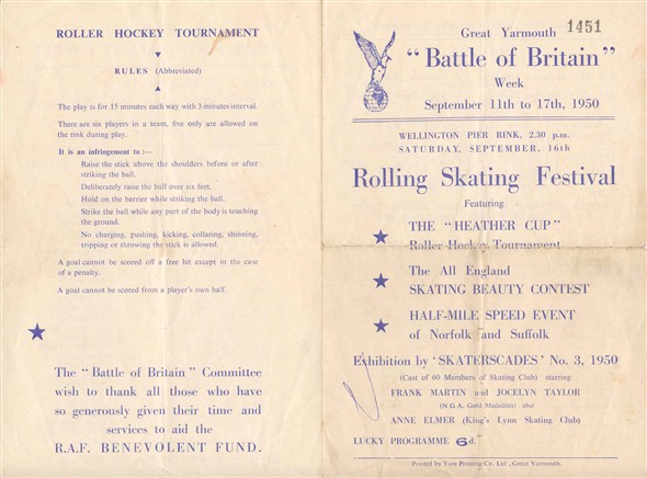 Photo: Illustrative image for the 'Programmes for the Skating Cavalcades' page