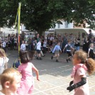 Photo:Year 1 and 2 pupils maypole dance