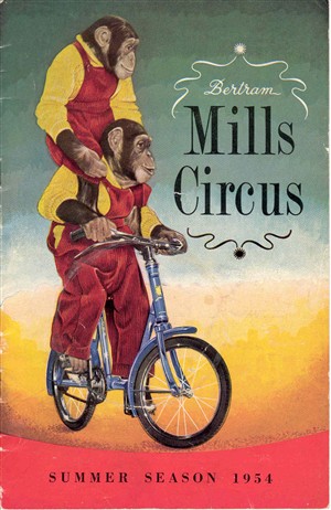 Photo:Bertram Mills circus programme, 1954