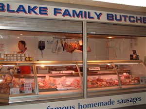 Photo:Blake Family Butchers Stall on Great Yarmouth Market