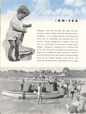 Photo:Photograph of the Official Guide, 'Gorleston on Sea', 1980's