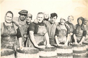 Photo:Scotch Girls and Barrels 1950's
