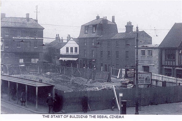 Photo:The start of building the Regal Cinema