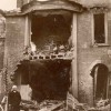 Page link: Photograph of 1915 bomb damage caused by a Zeppelin raid