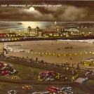 Photo:Another colourised postcard of Britannia Pier by 'night'