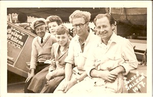 Photo:the crew of golden galleon do you know who these people are I  one of the them joan knights but can you help ?