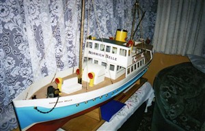 Photo:Model of the Norwich Belle made by Mike Alsop