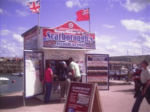 Photo:The stall at Scarborough where you can book trips on the Regal Lady