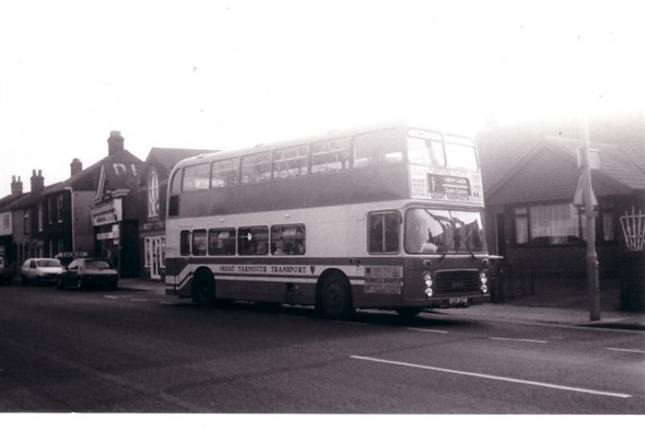 Photo:No 31 (CVF 31T) Northgate Street, approaching the Caister Road depot